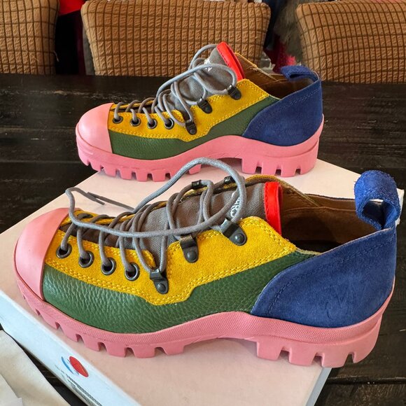 JW ANDERSON Shoes - JW Anderson Multicolor Hiking Sneakers